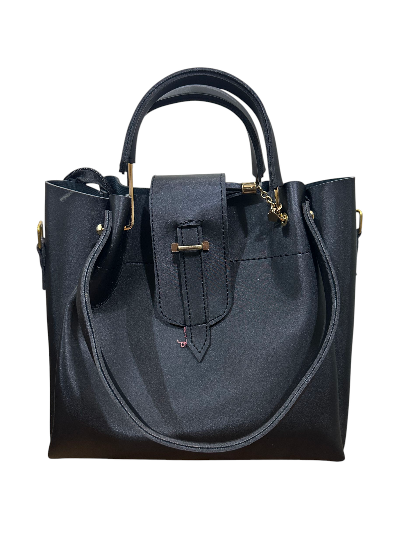 3 Pcs Black Ladies Handbag