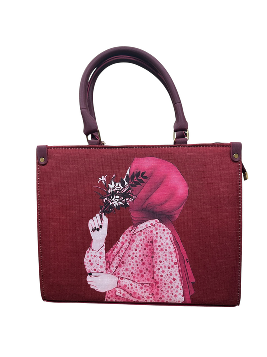 Ladies Purple Doll Handbag