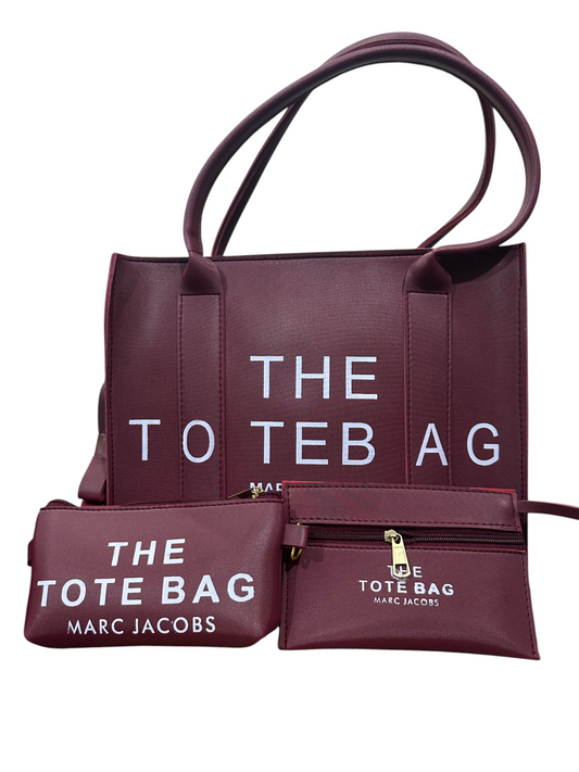 Tote Bag Ladies Mehroon HandBag