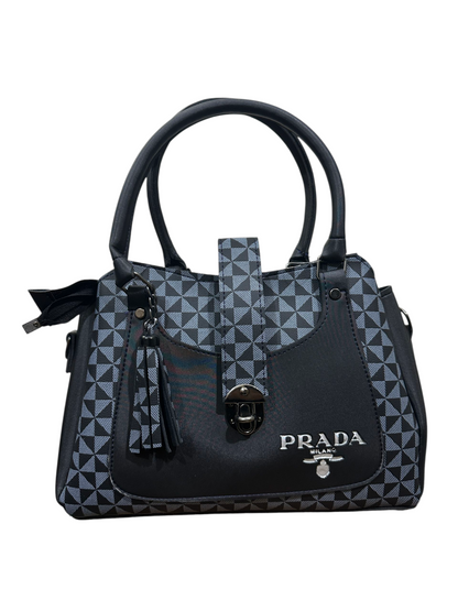 Fancy Ladies Grey HandBag