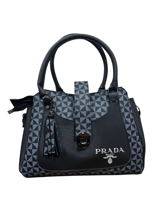 Fancy Ladies Grey HandBag