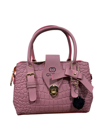 Fancy Ladies Pink HandBag