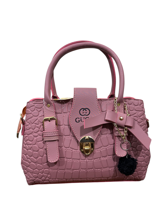 Fancy Ladies Pink HandBag