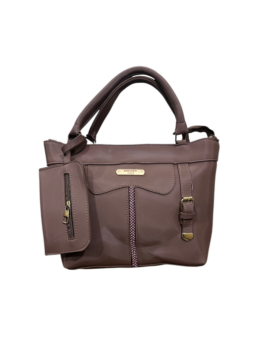 2 Pcs Light Brown Ladies HandBag