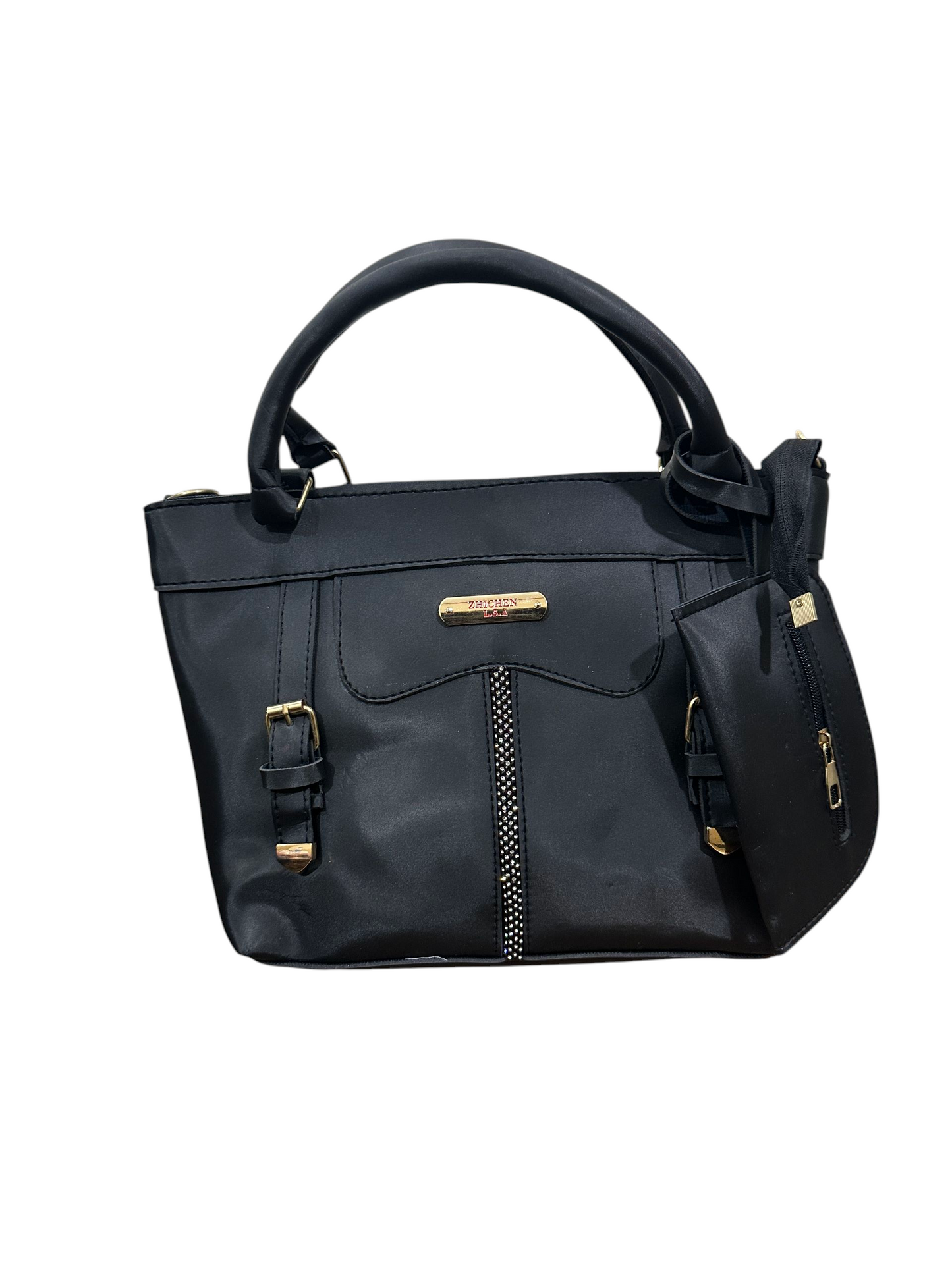2 Pcs Black Ladies HandBag