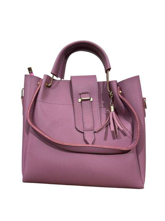 3 Pcs Pink Ladies HandBag